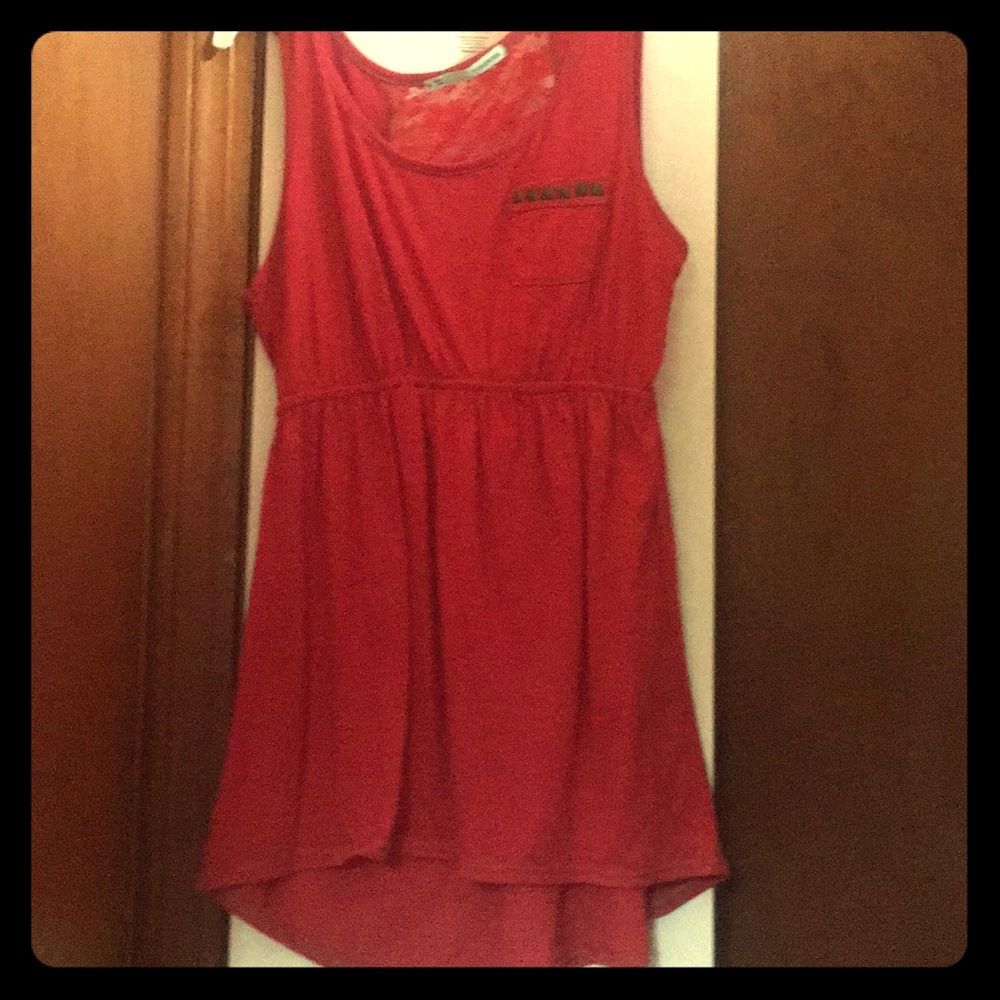 Maurices- Red Sleeveless Top